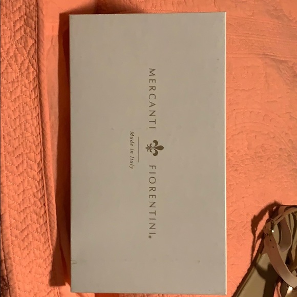 Mercanti Fiorentini rose gold buckle sandals 10 - Picture 2 of 7